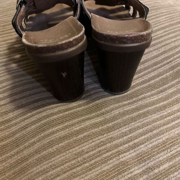 Dansko black leather mule heel (41) - Picture 2 of 9